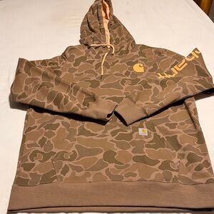 Carhartt Women's Camo Hoodie - Brown